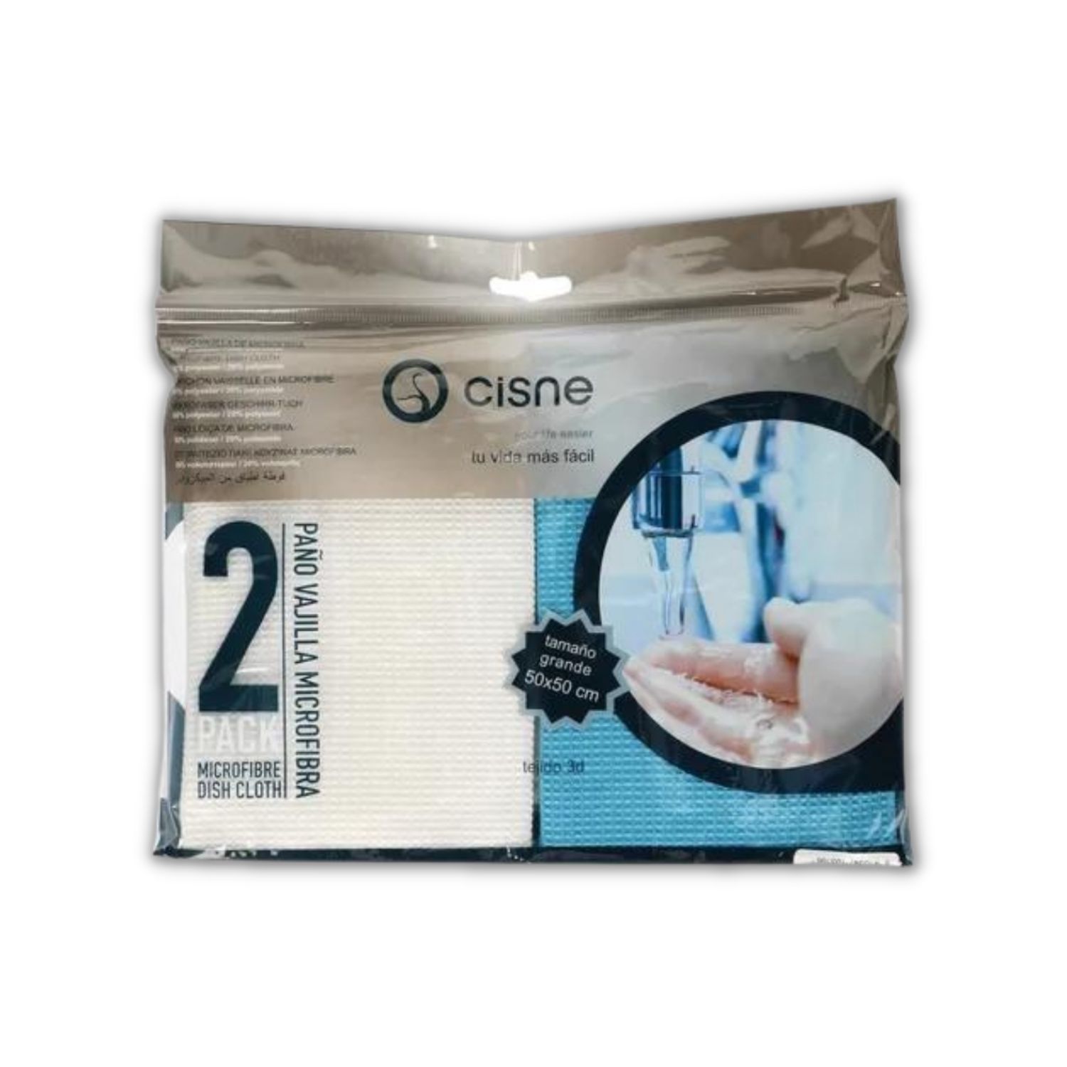 Paño para vajilla microfibra Pack 2