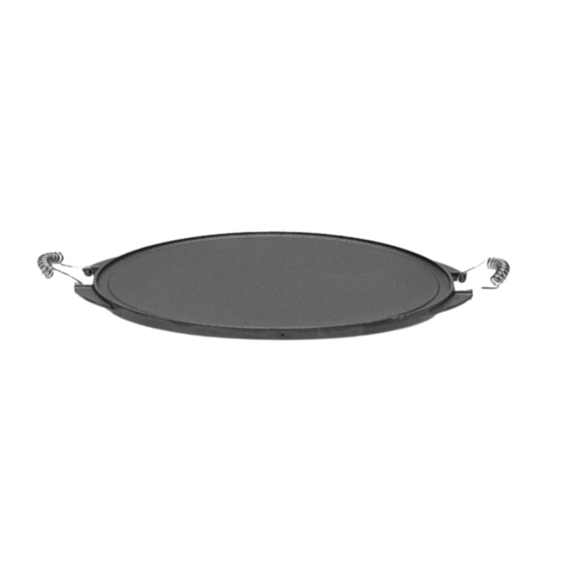 Plancha de Hierro Fundido Redonda 25cm