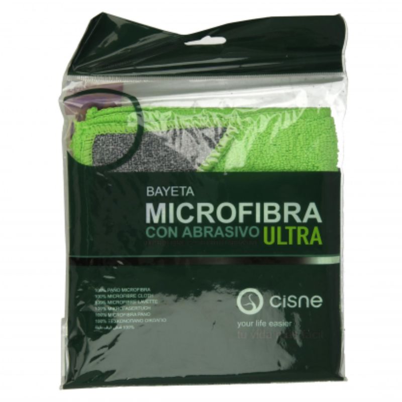 Bayeta Microfibra con Abrasivo Ultra colores surtidos