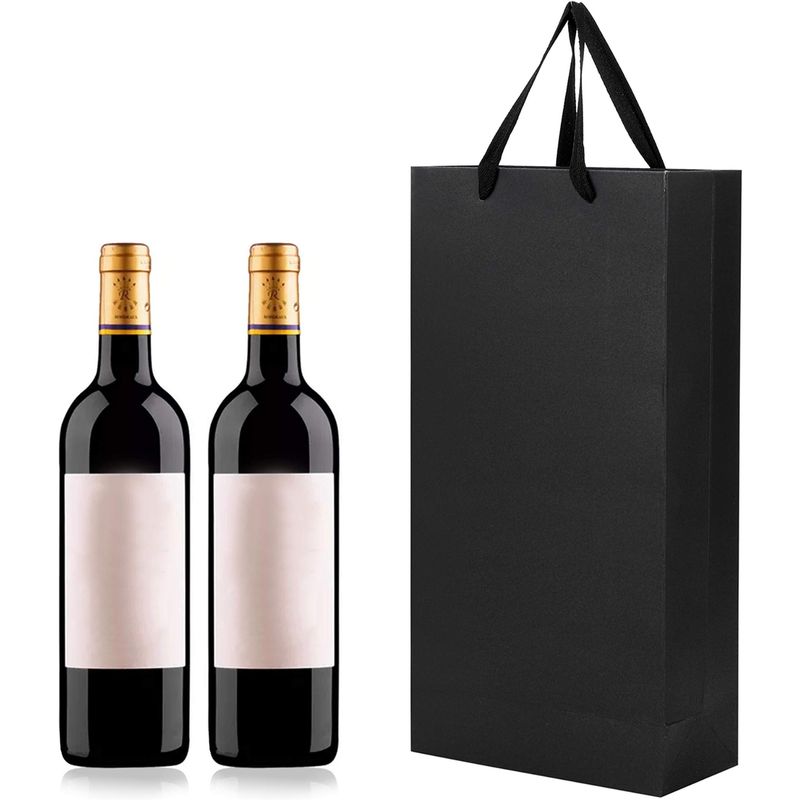 Bolsa Negra para 2 Vinos