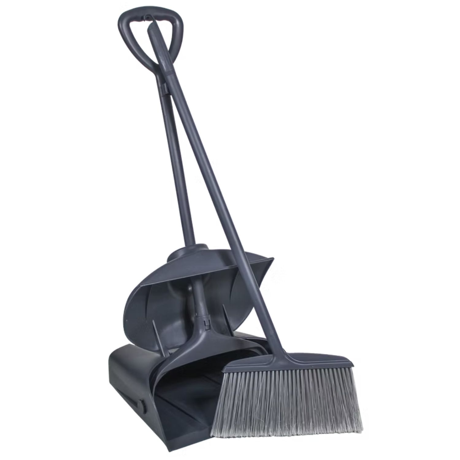 Set recogedor abatible + cepillo gris