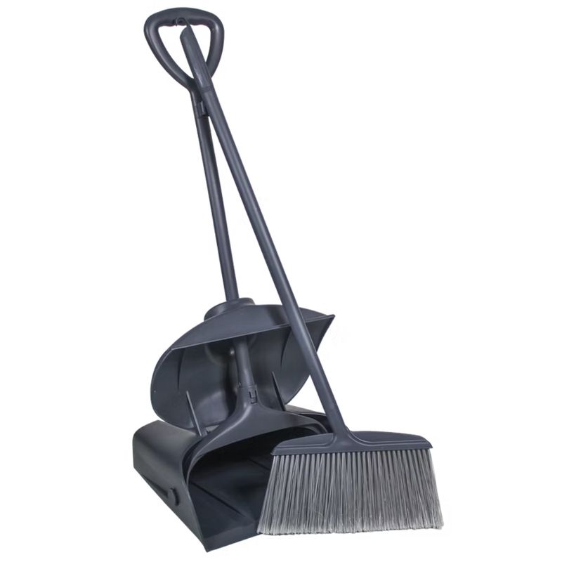 Set recogedor abatible + cepillo gris