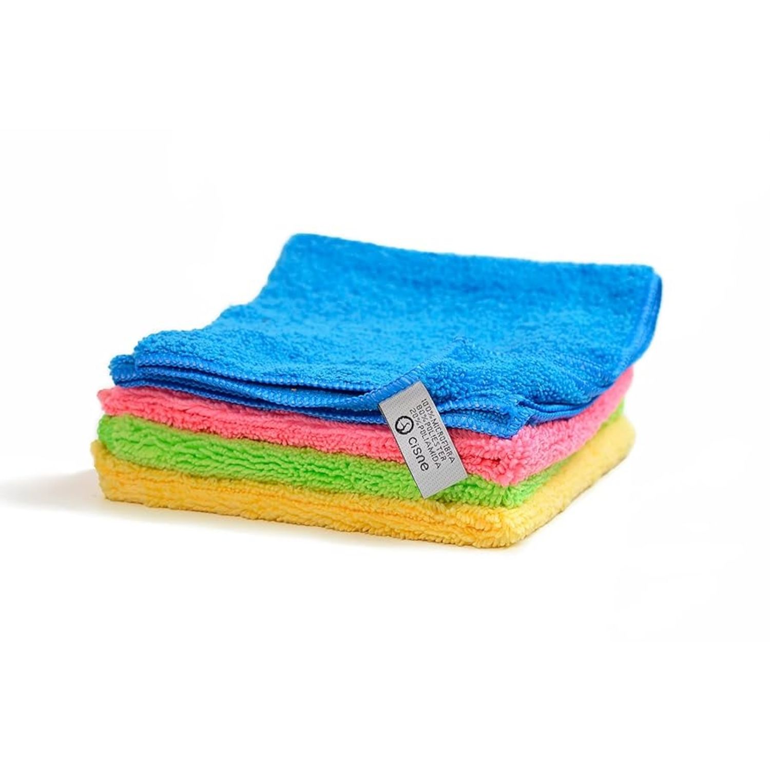Bayetas Microfibra Colores Surtidos Pack 4