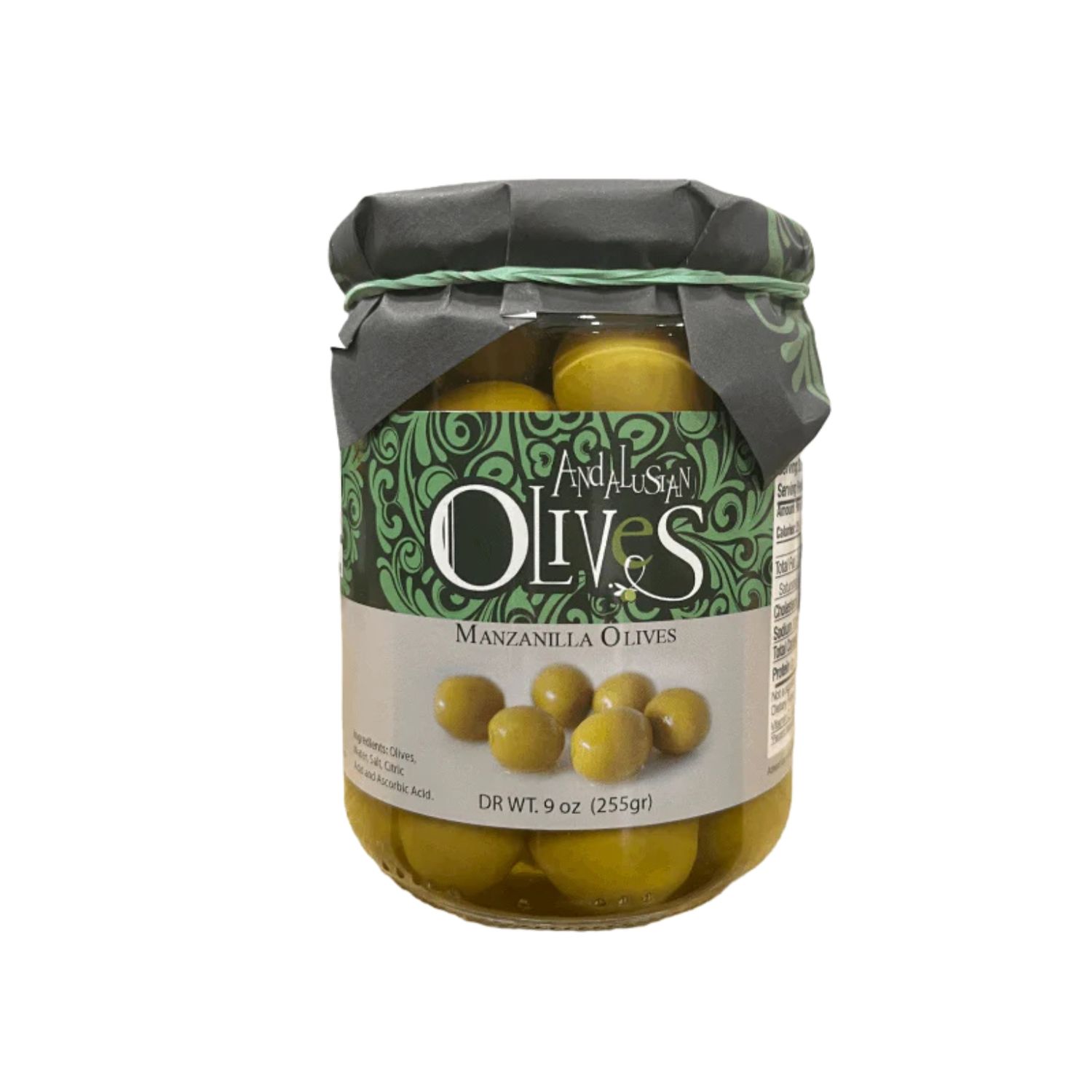 Aceitunas Manzanilla con hueso 255 g.
