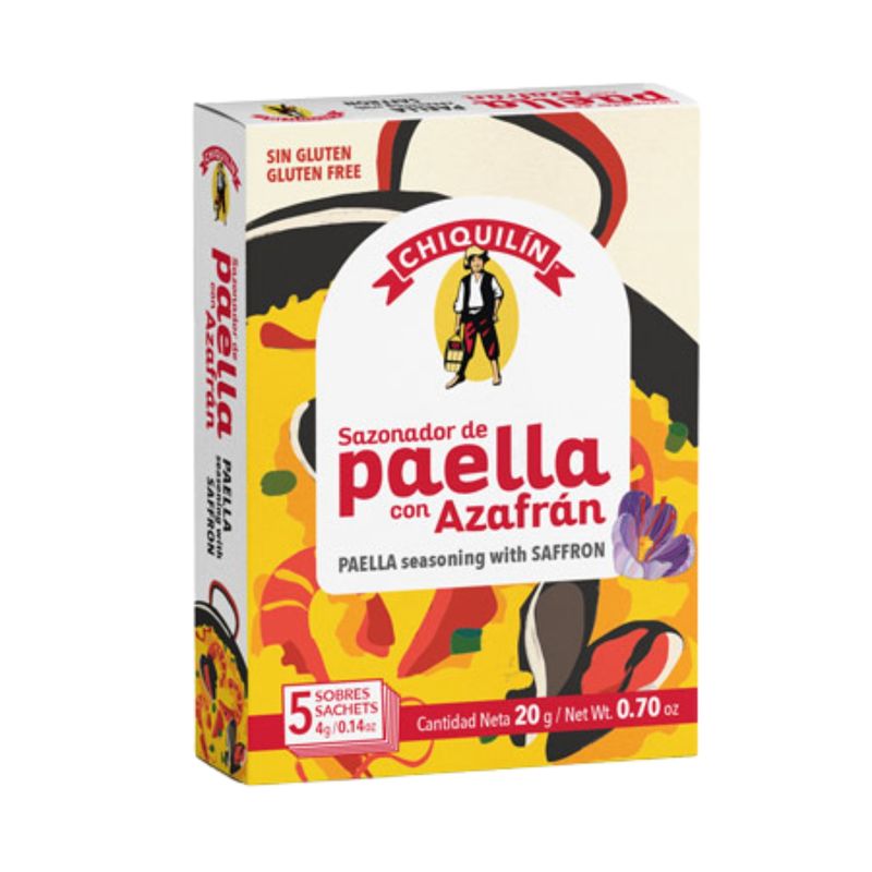 Sazonador para Paella (5 sobres) CHIQUILIN