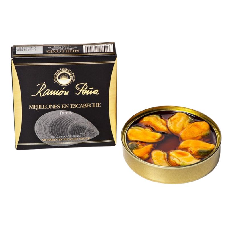 Mejillones en Escabeche 88-10) 110 g.