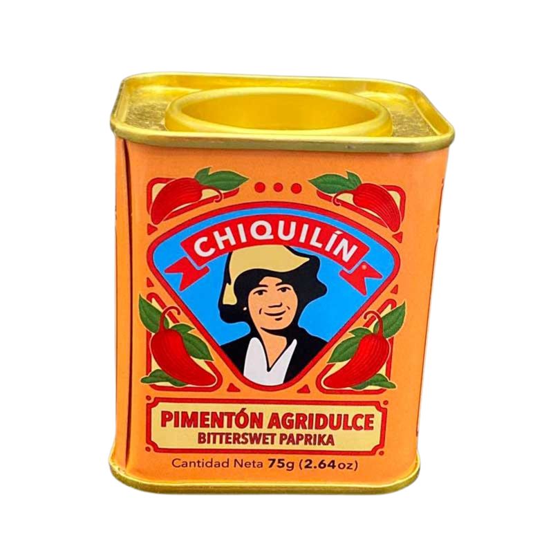 Pimentón agridulce, 75 g.