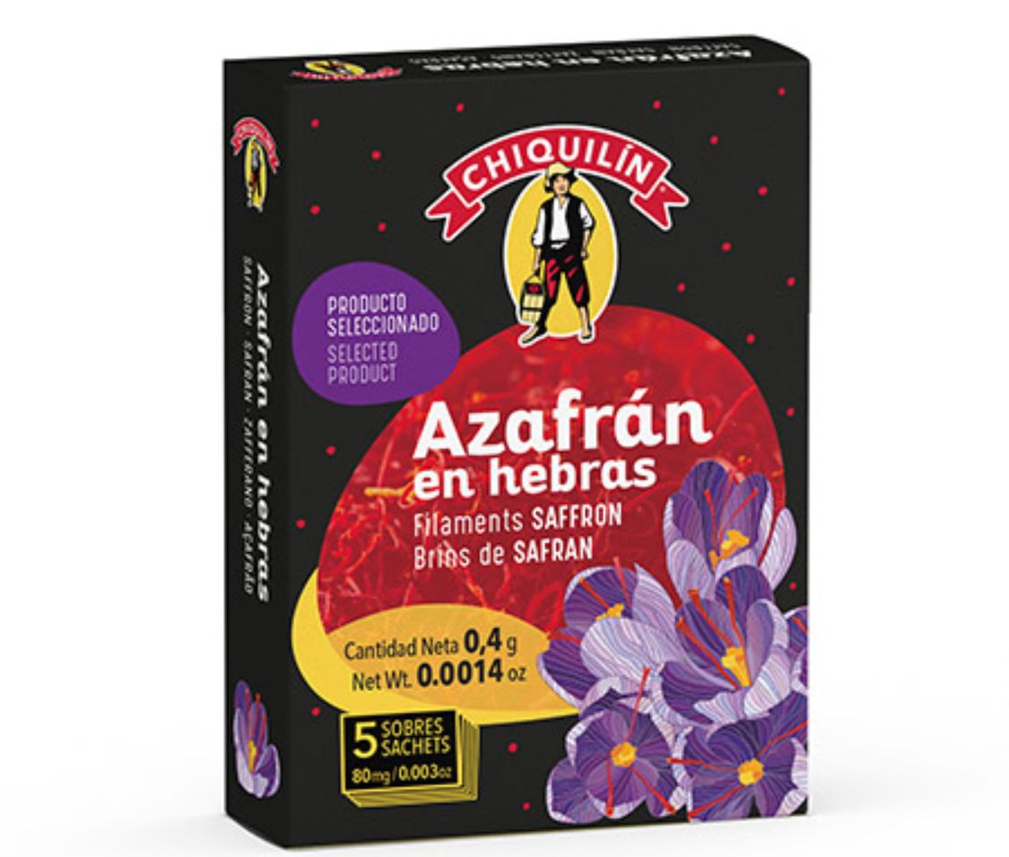 CHIQUILIN AZAFRAN EN HEBRAS 80 MG