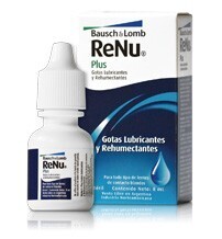ReNu Plus Gotas Lubricantes y Rehumectantes para Lente de Contacto