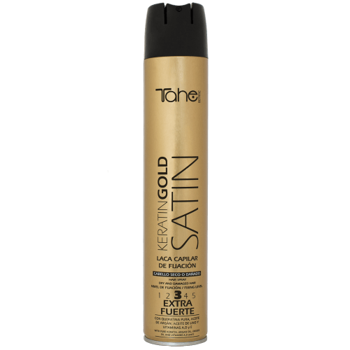 STRONG HOLD SPRAY SATIN KERATIN GOLD