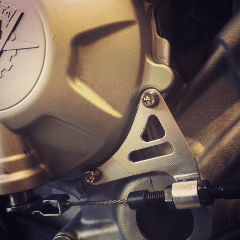 Clutch cable holder for MV Agusta Clutch cable holder for MV Agusta
