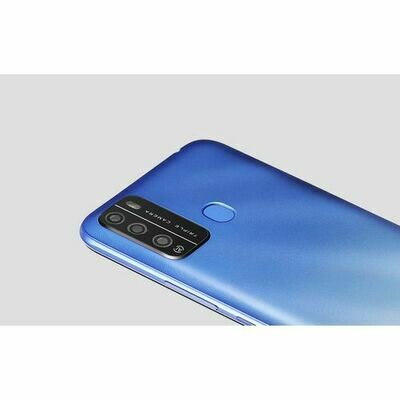 Itel S16 6.5&quot; HD FullScreen, 16GB ROM + 1GB RAM, Android 10, 4000mAh, 8MP Triple Rear Camera, Face ID &amp; Fingerprint - Blue