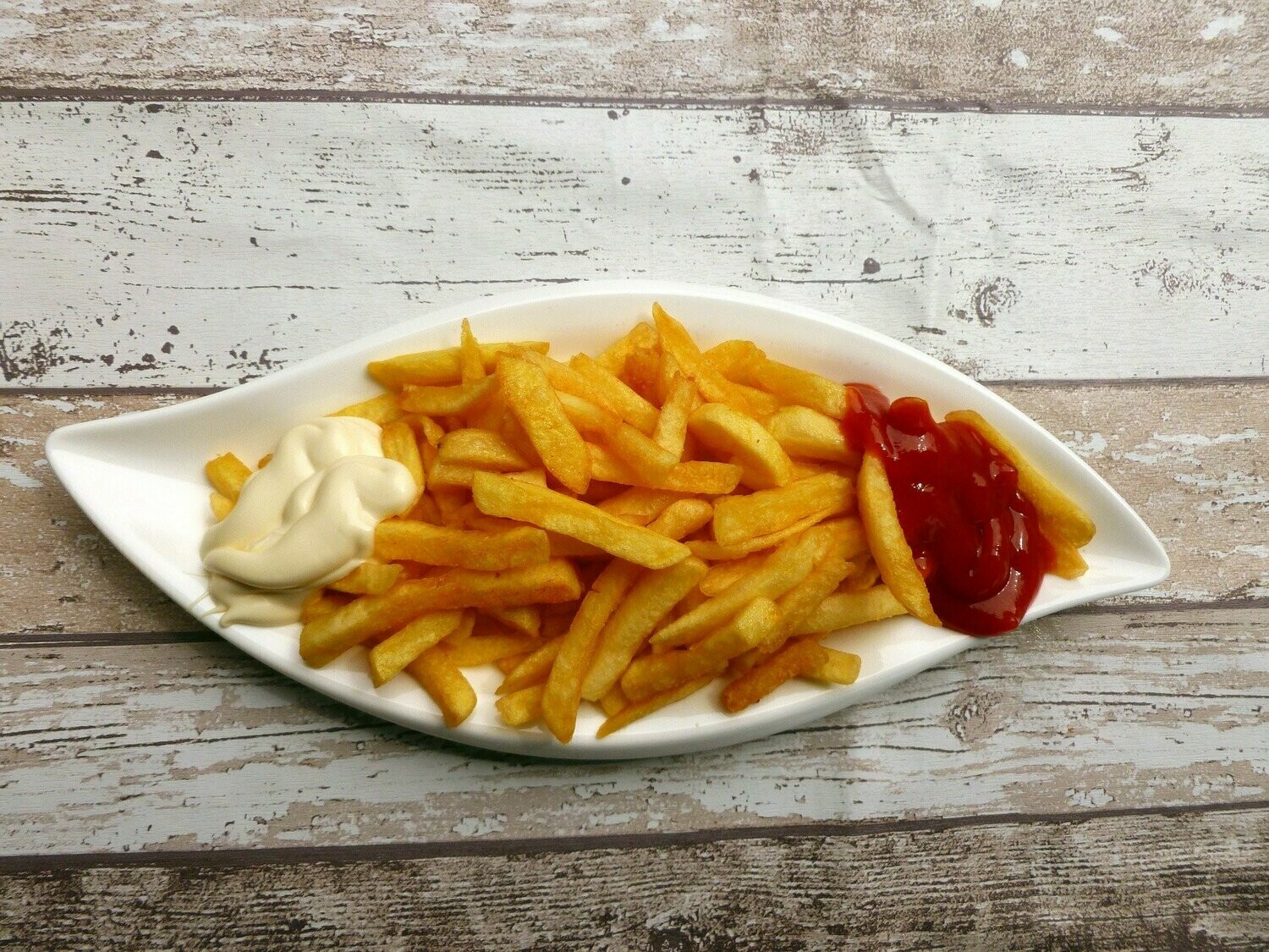 Pommes rot/weiß