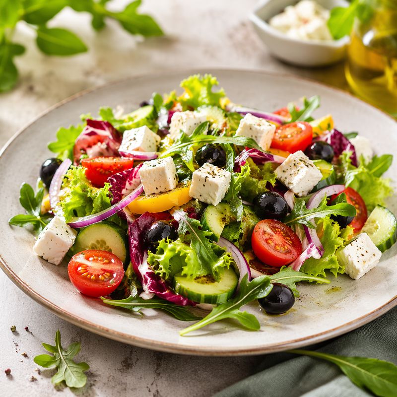 frische Salatvariation frische Salatvariation