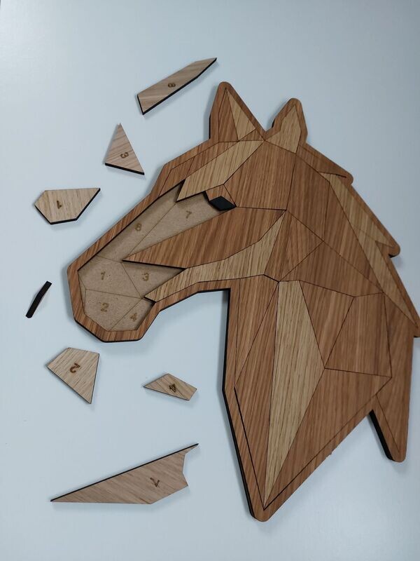 Holzpuzzle Pferd 32 Teile