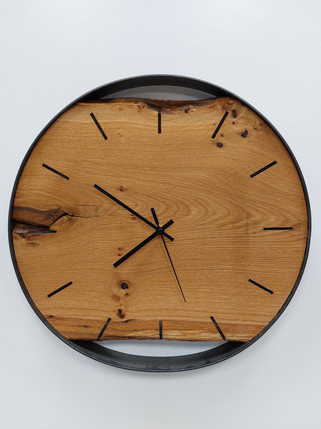Wanduhr 1 Eiche 45cm