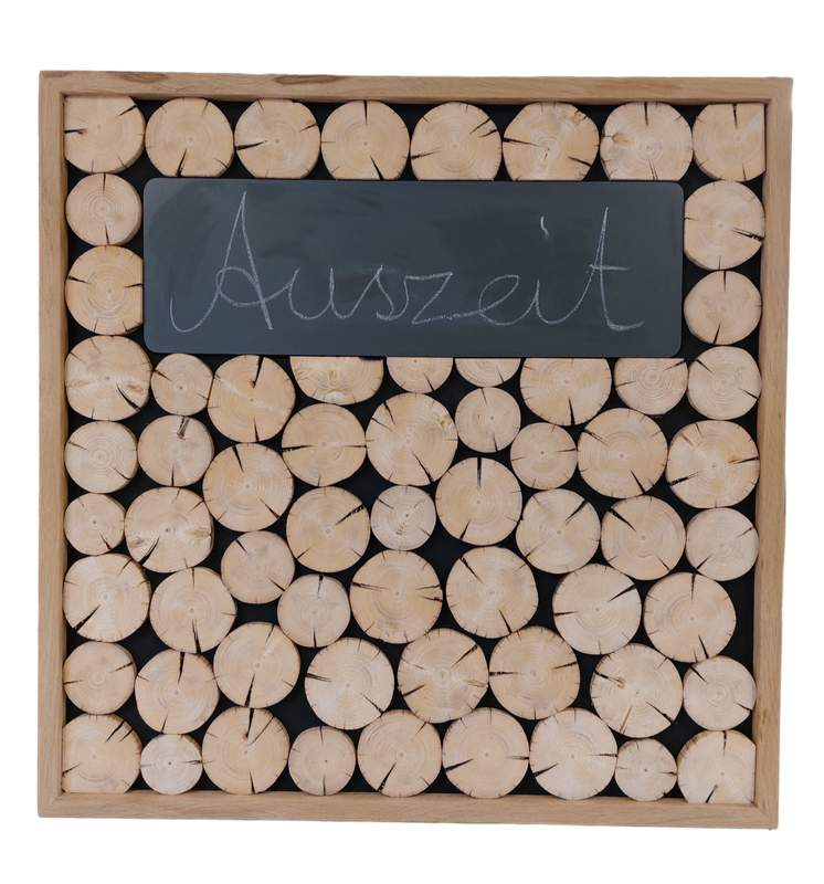 Holzbild Holzbild "Alpin" 85cm x 85cm