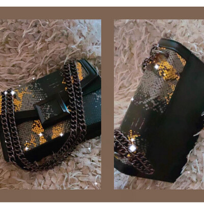 BLACKOUT H&amp;B Snakeskin Handbag🖤