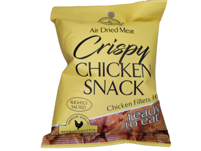 Crispy Chicken Snack - 100% Chicken Fillet , 85% Protein - 6 bags x 25g - Keto Friendly,Low carb