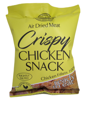 Chicken Crisps - 100% Chicken Fillet , 85% Protein - 6 bags x 25g - Keto Friendly, Low Carb