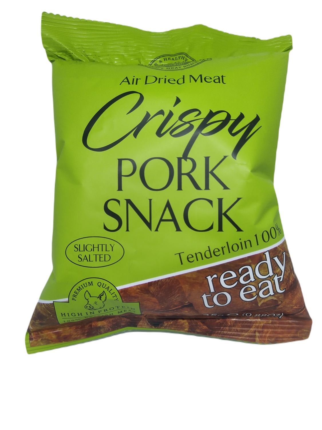 Pork Crisps- Carnivore Crisps - 100% Pork Loin ,85% Protein - 6 bags x 25g- Keto, Low Carb