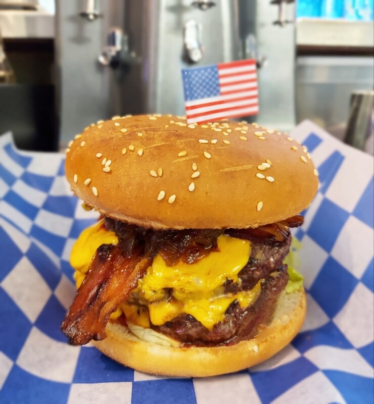 Double bacon cheeseburger