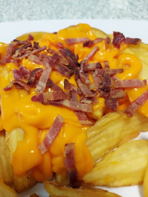 Frites cheddar &amp; bacon