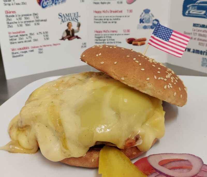 Chalet burger (rösti - raclette)