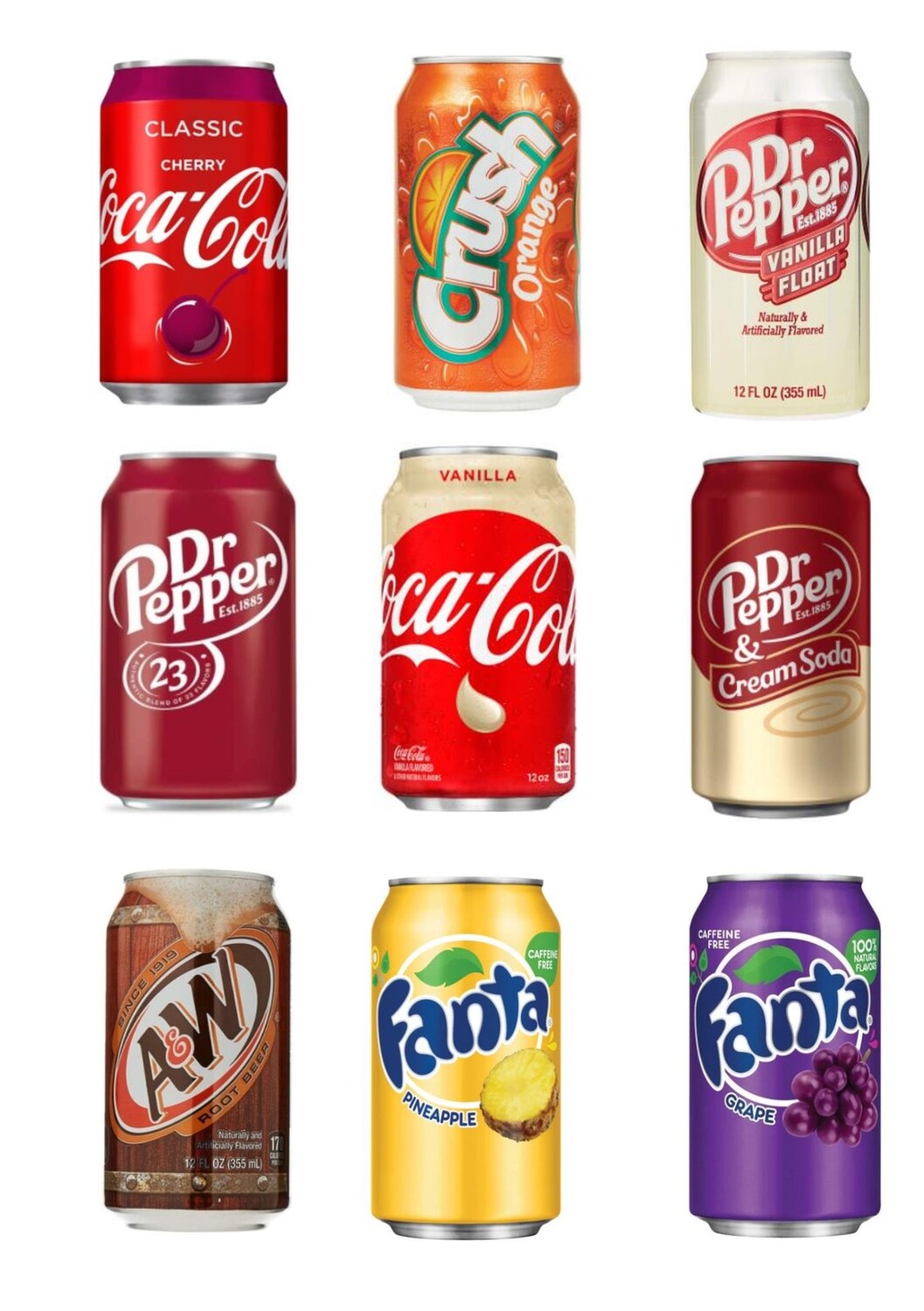 Soda américain au choix