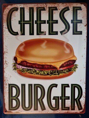 Plaque Cheeseburger