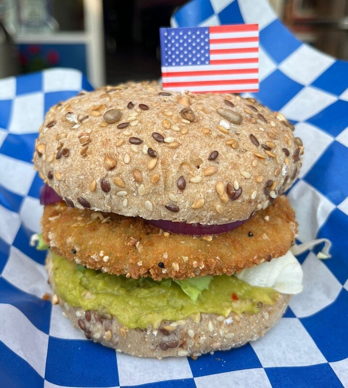 Avocat Edamame Burger (Vegan)