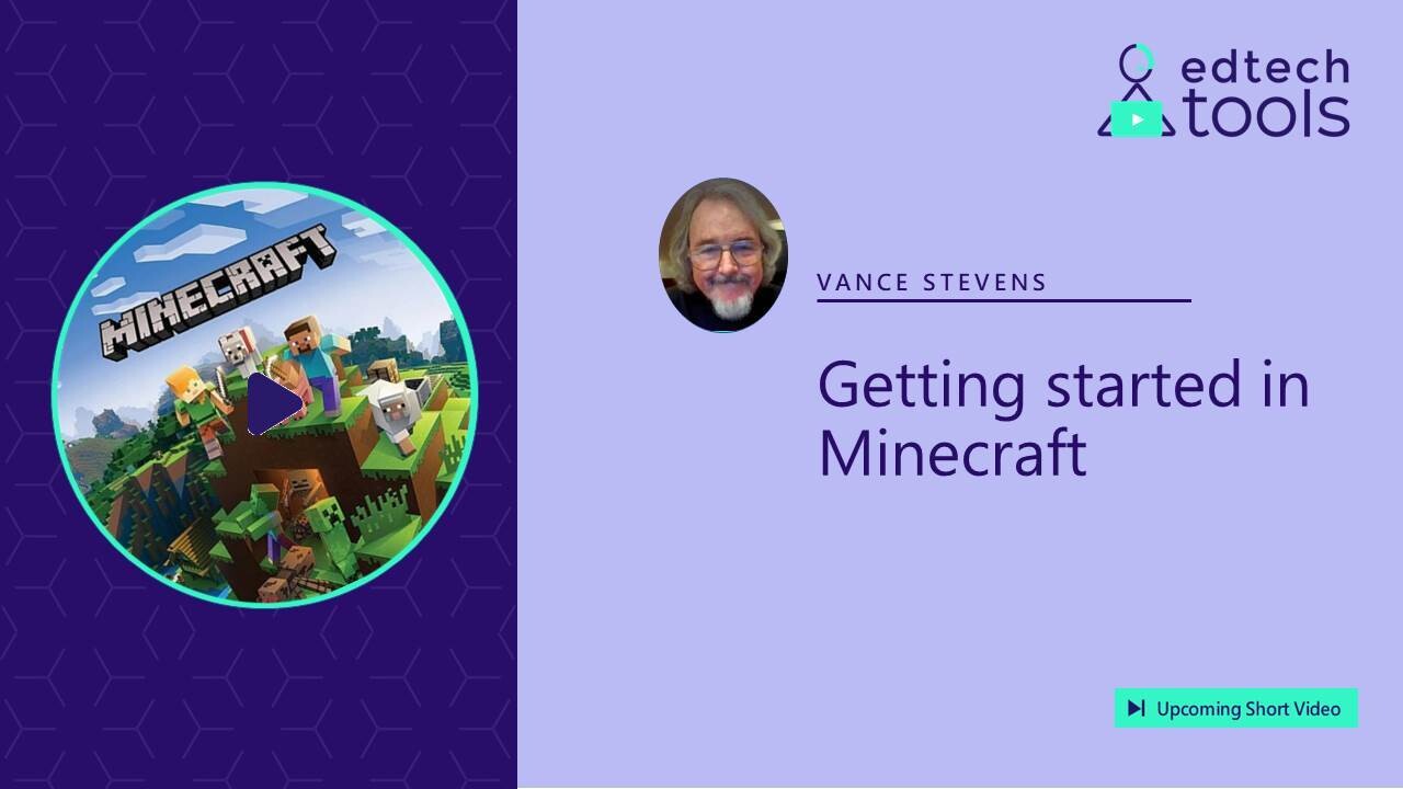 Getting Started in Minecraft