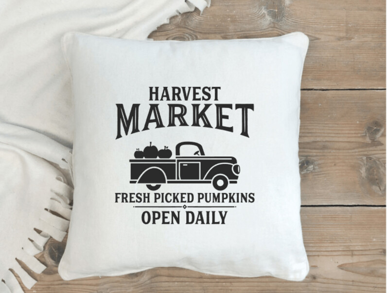 Kissenhülle / Print  "Harvest Market"