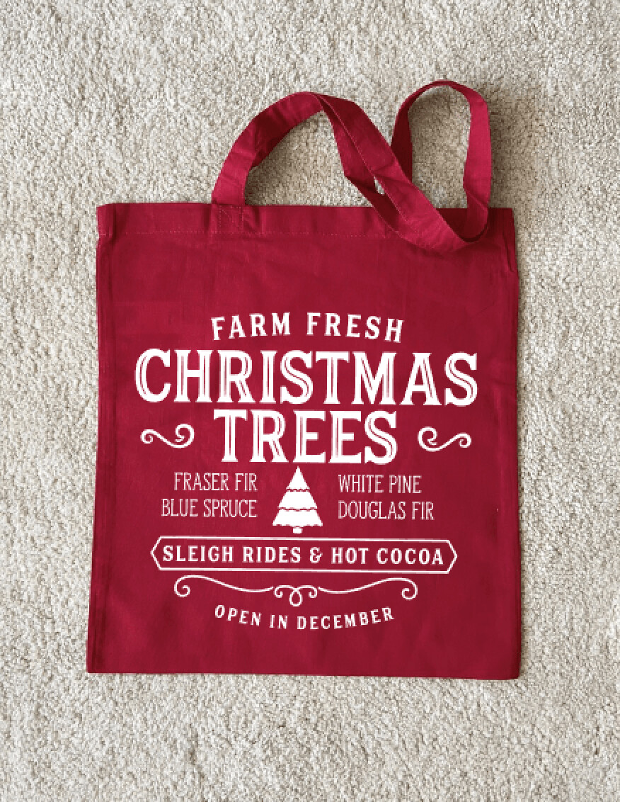 Tasche "Christmas Trees"