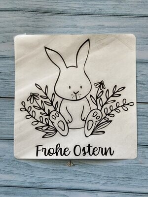 "Osterhase" Fenster/Tür-Aufkleber