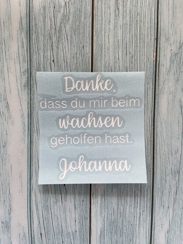 Danke  Aufkleber
