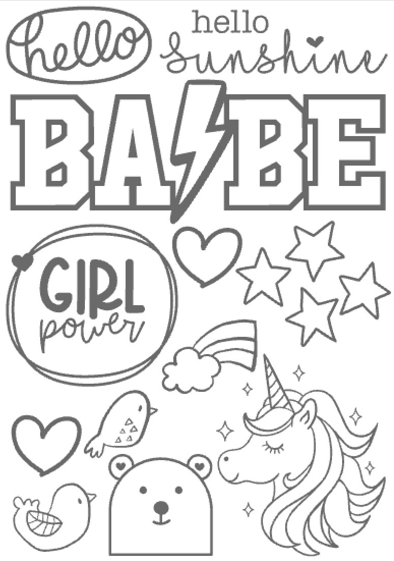 A5 Print Bogen Girls