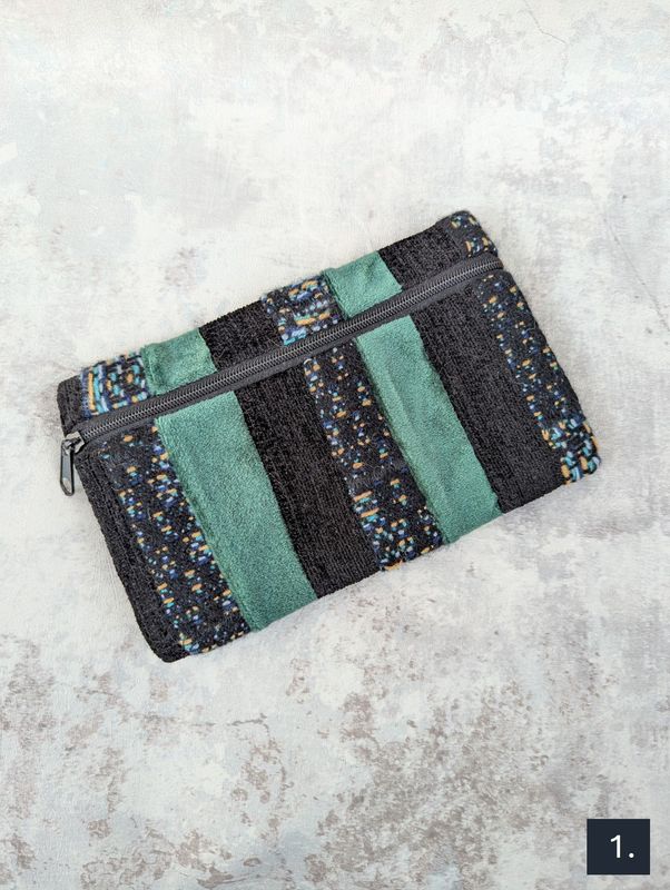 Stripe Pouch | Patchwork Collection