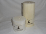 3" Pure Plant Wax Pillar Candle - Basil Bay Laurel