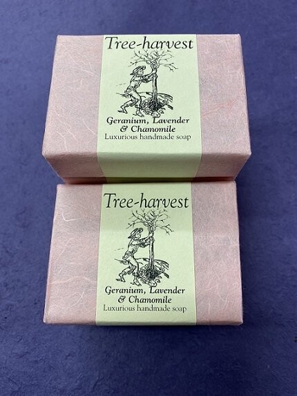 Geranium Lavender & Chamomile Handmade  Soap