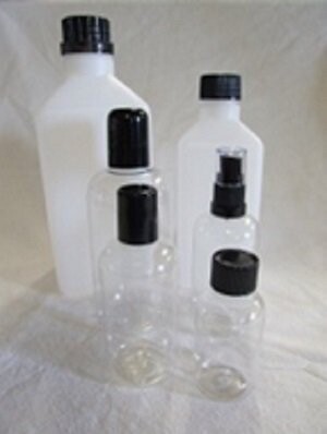 Plastic Square Bottles, with Top 1000ml