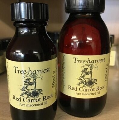 Red Carrot Root Macerated Oil, from