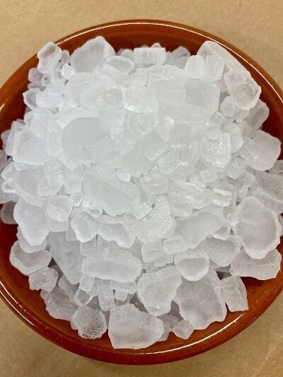 White Camphor Crystals, from