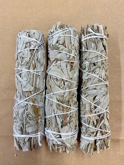 White Sage Wand 6" ea