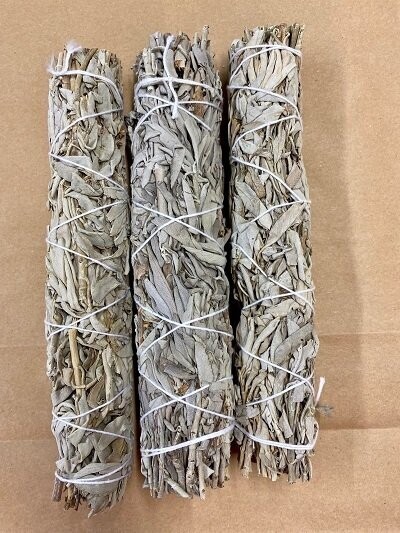 White Sage Wand 9" ea