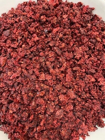 Raspberries,  Whole Freeze-dried, from