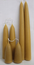 African Beeswax:  Single 14" Giant Stubby Candle