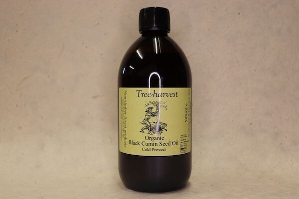 Black Cumin Cold-Pressed Organic Oil, from