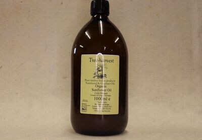 Sunflower Cold-Pressed Organic Oil, from