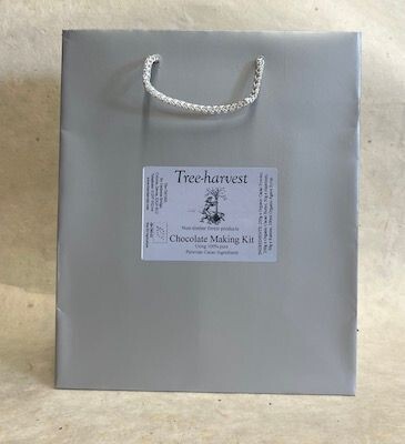 Chocolate Making Kit in Silver Gift Bag